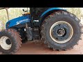 trocando a bomba da direção trator New Holland T7