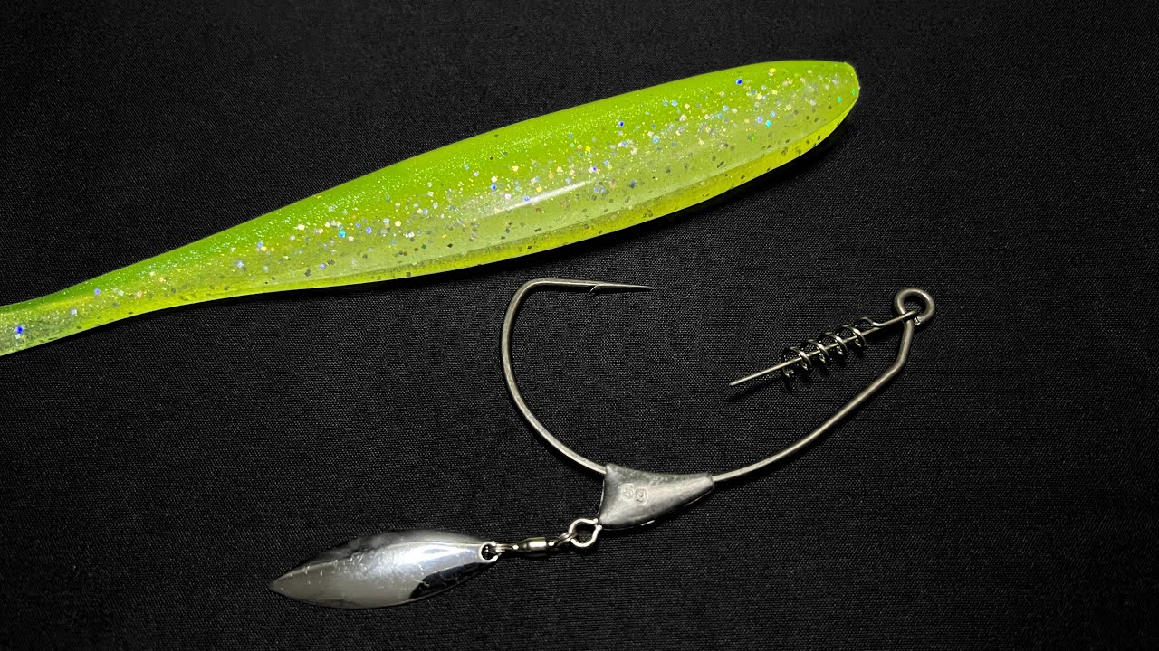 Underspinner Rigs The SECRET Weapon for Big Pike: DIY Weedless Underspin Rig! 🎣 - YouTube