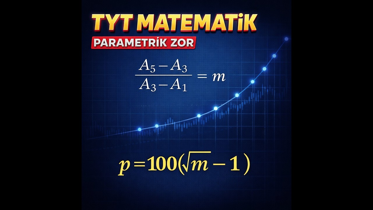 TYT - KPSS - AYT Matematik | Artış Oranı %p Nasıl Bulunur? (Parametrik) | Oran Orantı - Üslü Sayılar