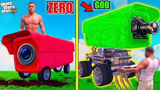 Franklin Upgrading ZERO To GOD TITAN CAMERAMAN CAR in GTA 5 | GTA 5 AVENGERS