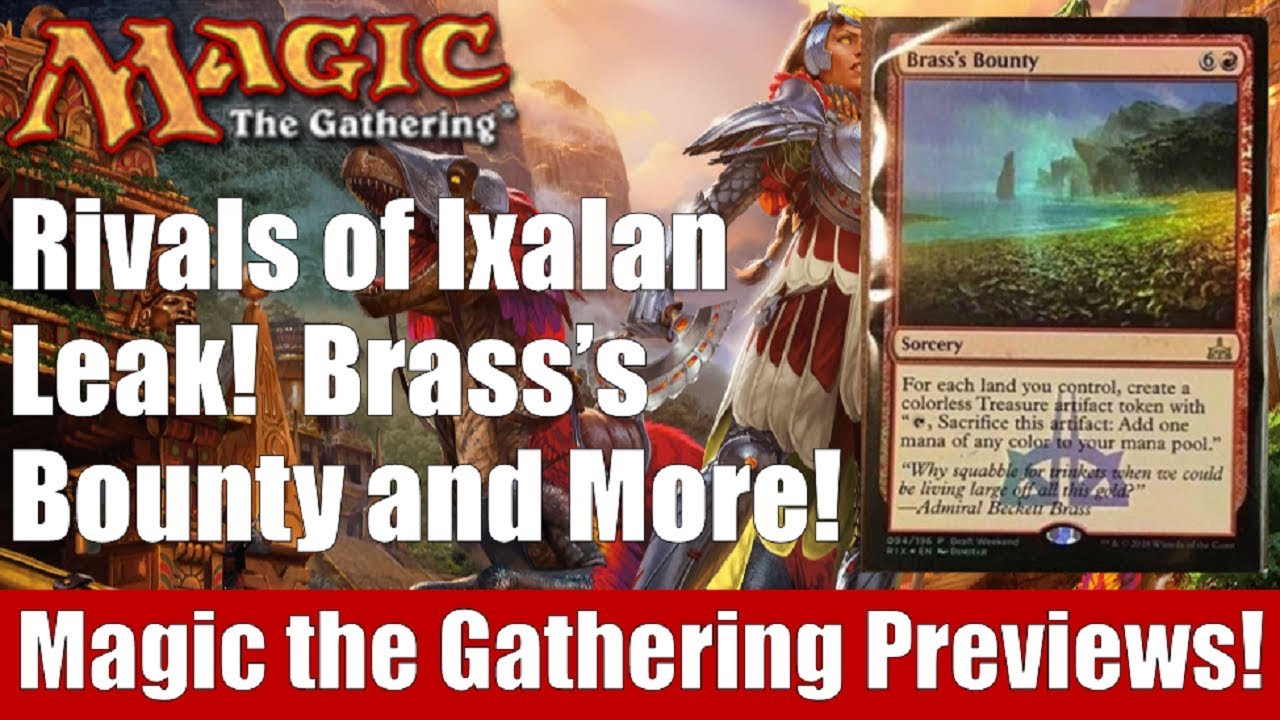MTG Rivals of Ixalan Leak: Brass's Bounty and More!