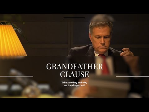 Training Video #63 - Grandfather Clause