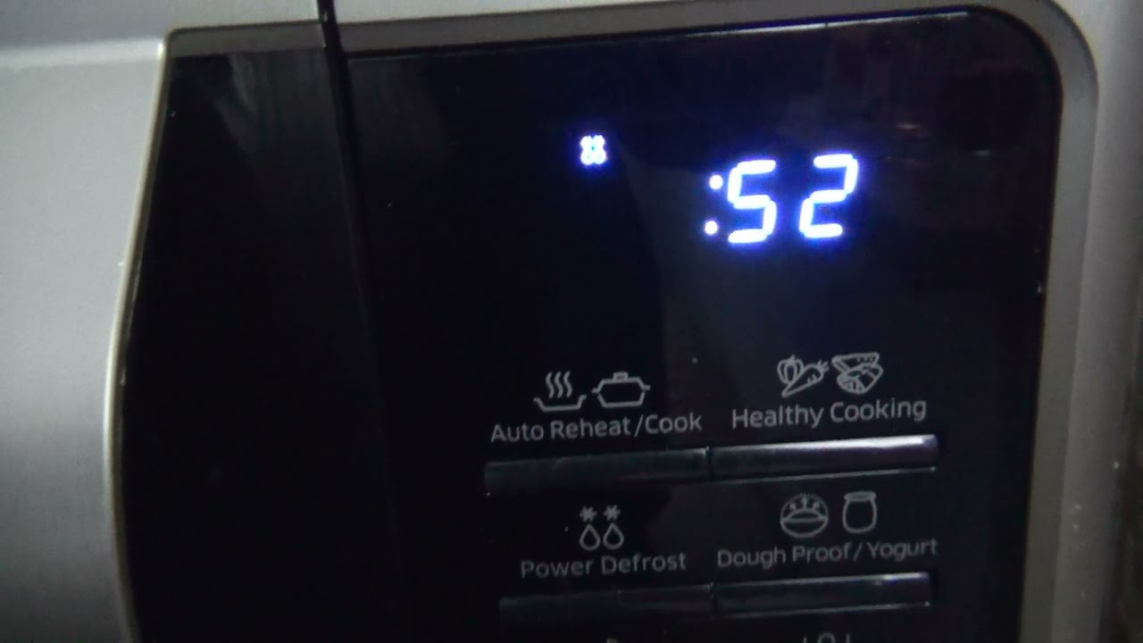 Samsung Mikrowelle Signalton ausschalten Piepton aus | how to microwave ...