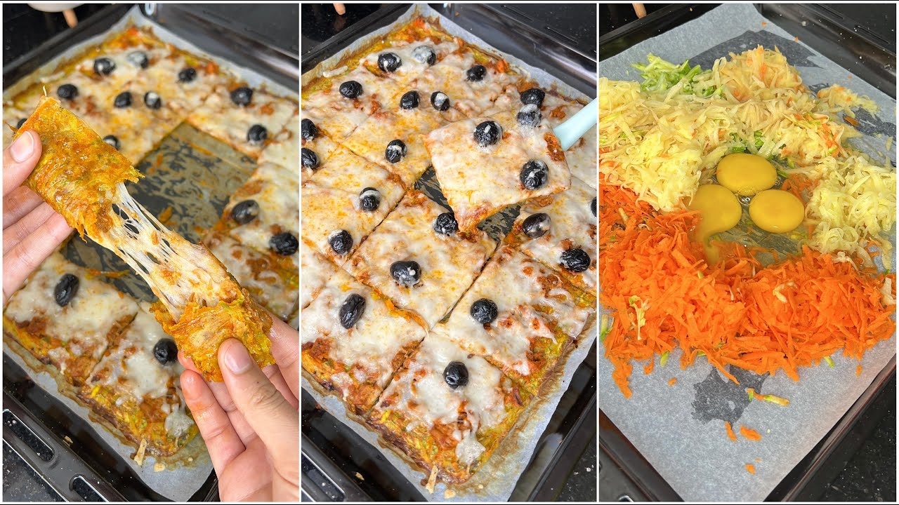 بدون عجن ولا ذلك حضري الذ بيتزا او فطيرة بالخضر بحشوة سهلة و لكن بنتها يا سلااام 😋