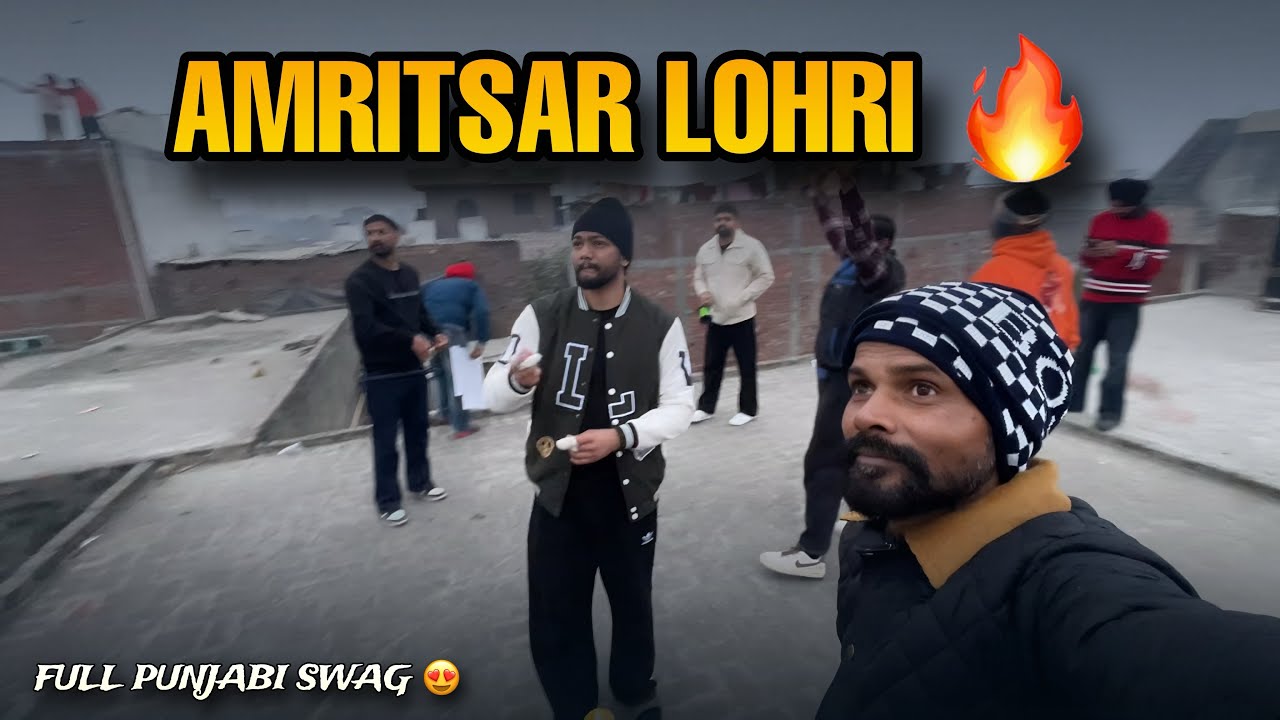 Happy Lohri 2026 🔥 | Amritsar Lohri Celebration Vlog | Punjabi Vibes