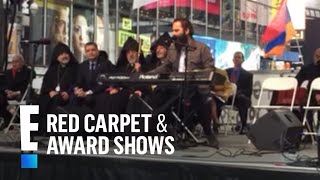 Capital Cities' Sebu Simonian Performs 'Safe And Sound' In Times Square | E! People's Choice Awards