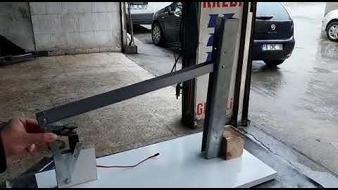 Ball and beam system prototype manuel operating