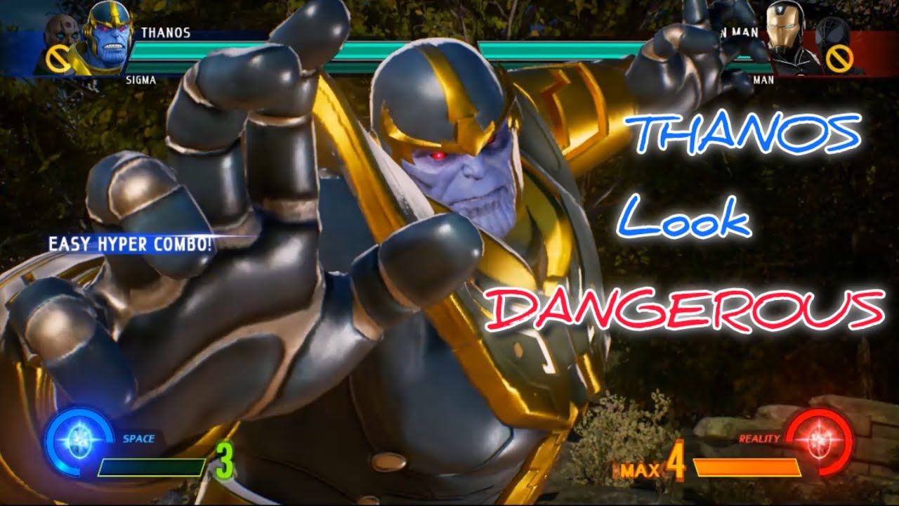 ULTIMATE MOVES THANOS LOOK DANGEROUS !! 😱