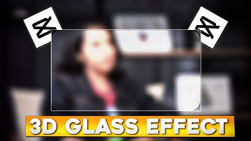 Hoe maak je een 3D-glaseffect op een Capcut pc?