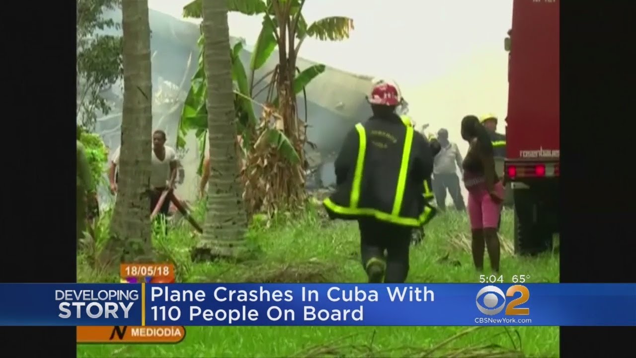 Plane Crashes In Cuba With 110 People On Board
