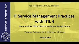IT Service Management practices with ITIL 4