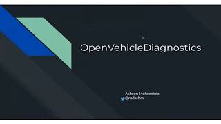OpenVehicleDiag presentation - Open source in Automotive