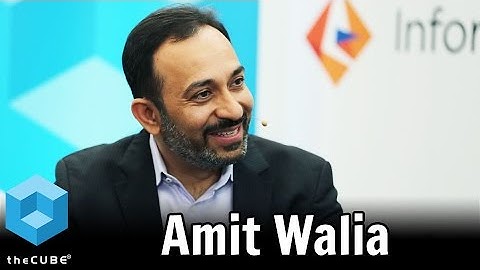 Amit Walia, Informatica | Informatica World 2017