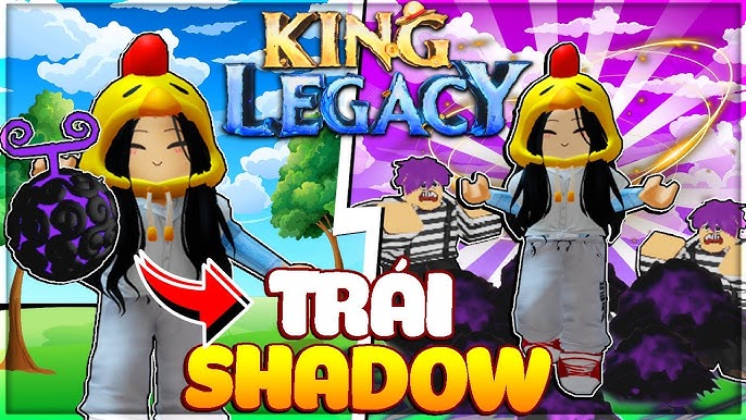 Kage Kage no mi  Shadow Fruit King Legacy showcase - Trái điều khiển bóng  Siêu cấp Farm Level up 