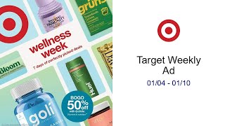 Target Weekly Ad 01/04 - 01/10