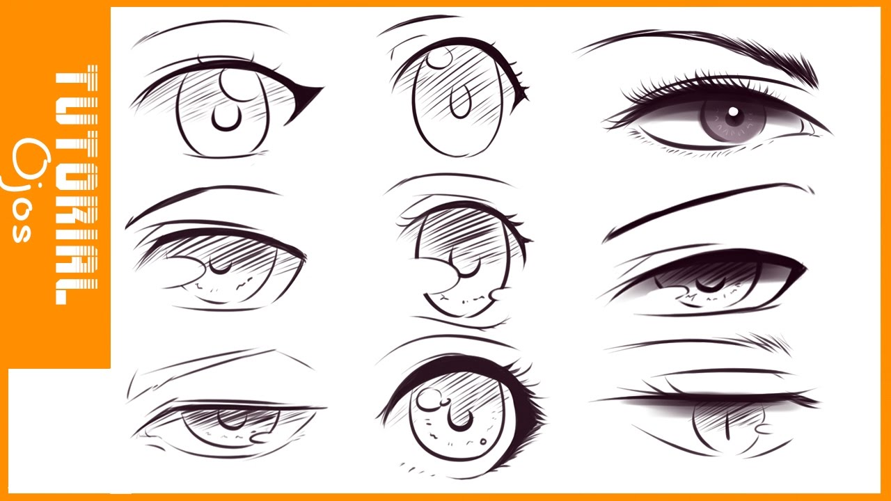 TUTORIAL DE DIBUJO #2 /Como dibujar ojos estilo anime - thptnganamst.edu.vn