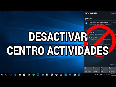 Vídeo: Com Desactivar El Centre D'assistència