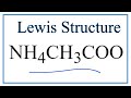Ammonium Acetate Structure and Properties