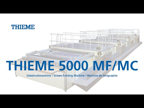 THIEME 5000 Mehrfarbenlinie #Siebdruck #Siebdruckmaschine