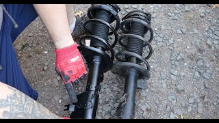 HOW TO: REPLACE 2008-2013 NISSAN ROGUE FRONT STRUT (1A AUTO PARTS SCAM?)