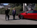 Trump selects a new Tesla on White House driveway to show support for Elon Musk
