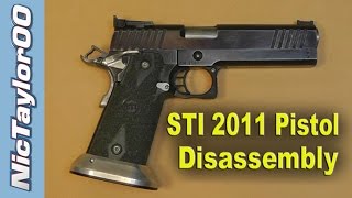 STI 2011 Competition Pistol Field Strip & Disassembly Instructions - Limited Gun