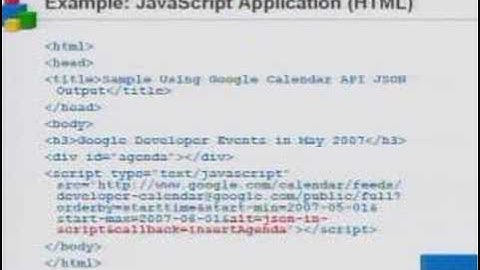 Google Developer Day US - Google Data APIs