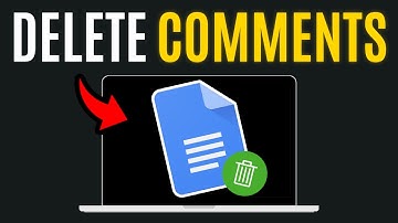 How to remove Comments in Google Docs.