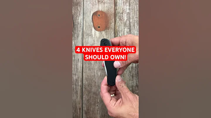 4 Knives Everyone Should Own! #edc #youtubeshorts #shorts