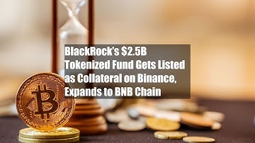 BlackRock’s $2.5B Tokenized Fund Gets Listed as Collateral on Binance, Expands to BNB Chain