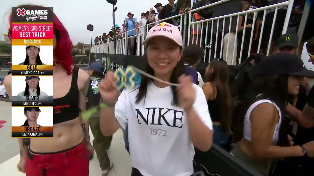 JUST TRICKS - Monster Energy Women’s Skateboard Street Best Trick: - X Games Ventura 2024