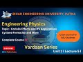 BEU Patna l Engineering Physics: Coriolis Effects and its Applications l Unit 1 l Lect 05 #beupatna