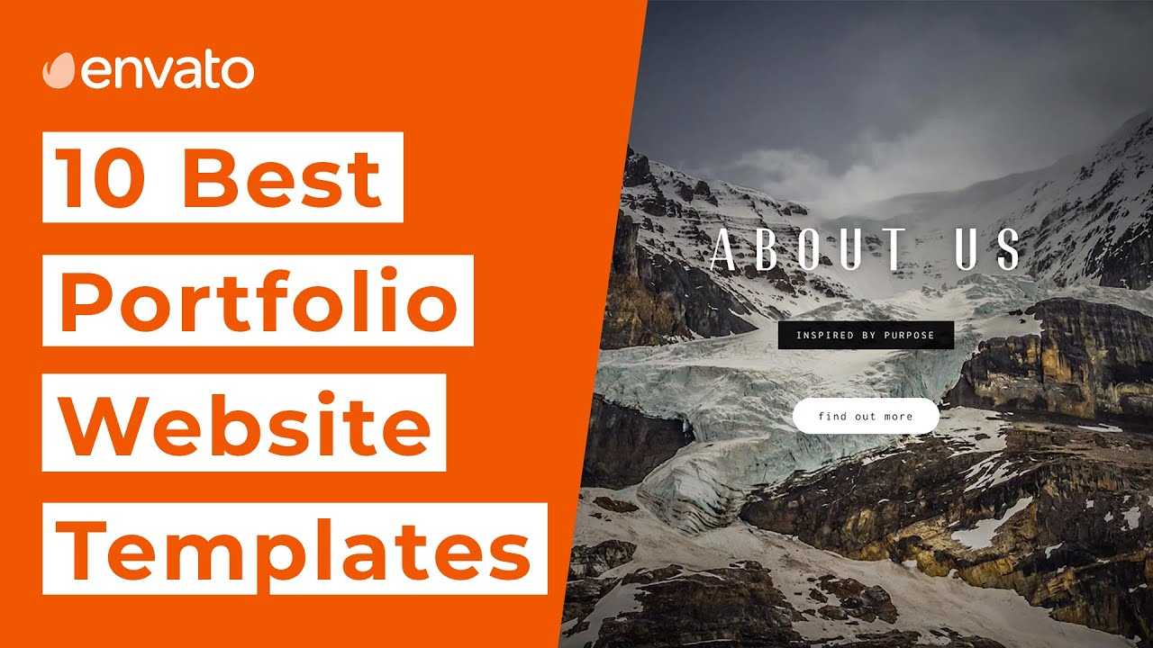 10 Best Website Templates For Your Online Portfolio Youtube