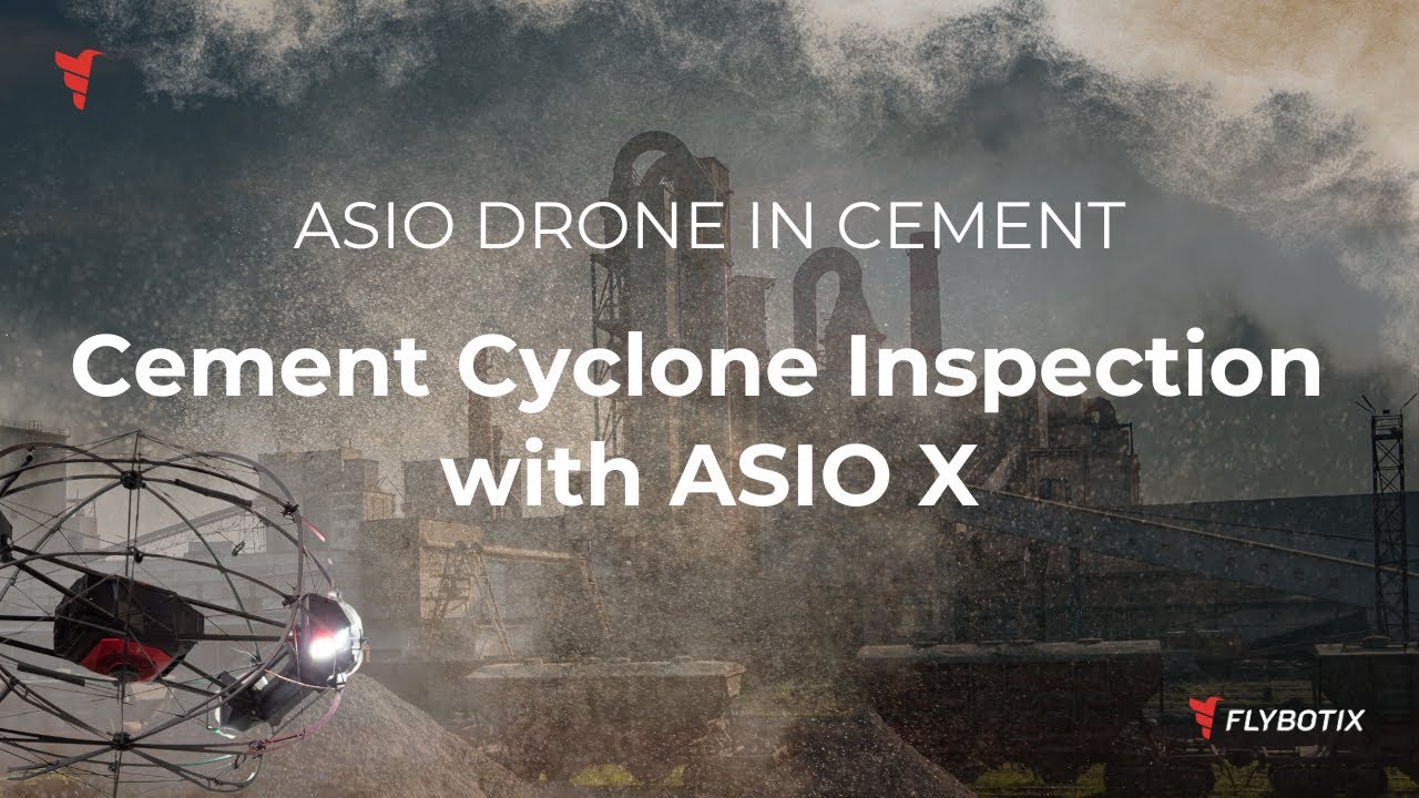 Cyclone Inpsection Cement Cyclone inspection with ASIO X Drone - YouTube