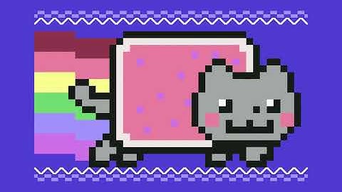 Big Pixel Nyan By Hokuto Force! 15 Dec. 2019! Commodore 64 (C64)