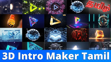 How to make a 3D Intro Video using Renderforest - 3D Intro Maker Tamil
