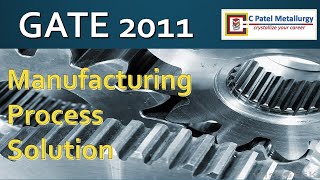 GATE 2011 Manufacturing Process Solutions