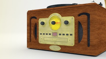 Gramophone design in 3D | Gaming Asset | Creative Minds 2019