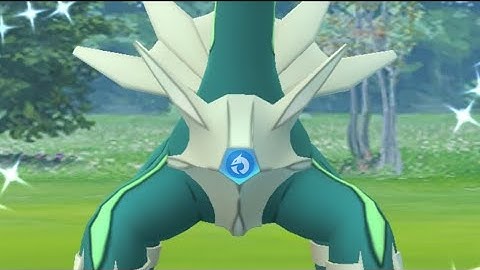 Aa... caught shiny dialga in first Raid #shorts