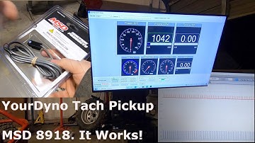 YourDyno Universal Tach Pickup. MSD 8918. Works for most engines and dynos!