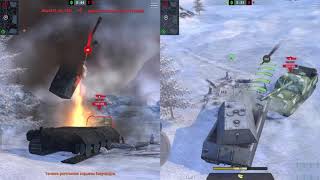 Maus vs E100 wot blitz. Кто жирнее и круче?