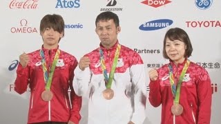 三宅選手、本当に良かった 柔道の２人は悔しさ前面