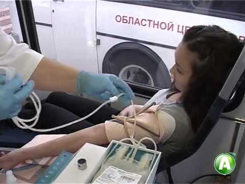 Акция по сдаче крови в Костанае