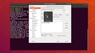install putty on ubuntu 18.04