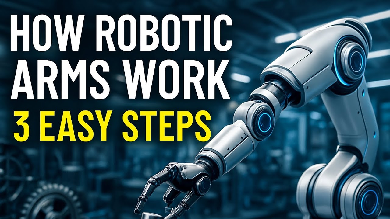 How Robotic Arms Work — A Beginner-Friendly Breakdown in 3 Steps