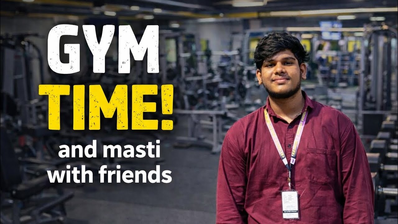 Exploring gym with friends 💪(vlog 2)