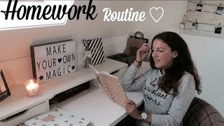 Huiswerk Routine!