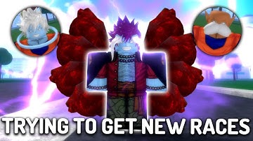 Trying To Get The New Legendary Races In Anime Rifts DBZ Adventures Unleashed! | Anime Rifts