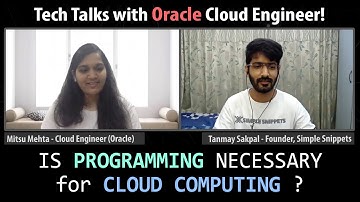 Tech Talks with a Cloud Engineer of Oracle - Mitsu Mehta | Q&A video