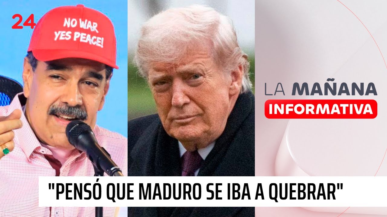 "Trump pensó que Maduro se iba a quebrar con la presión, pero nada ha pasado" | 24 Horas TVN Chile